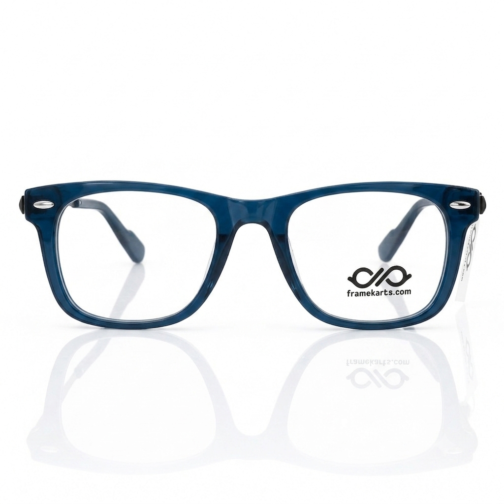 Framekarts// deep nevy blue square frame for men