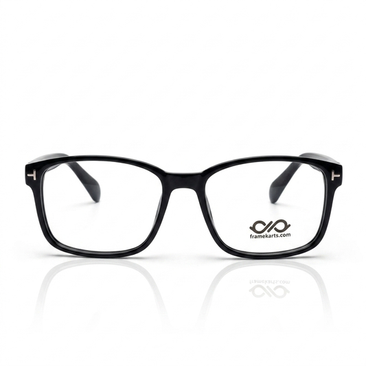 Framekarts// black rectangle frame for men