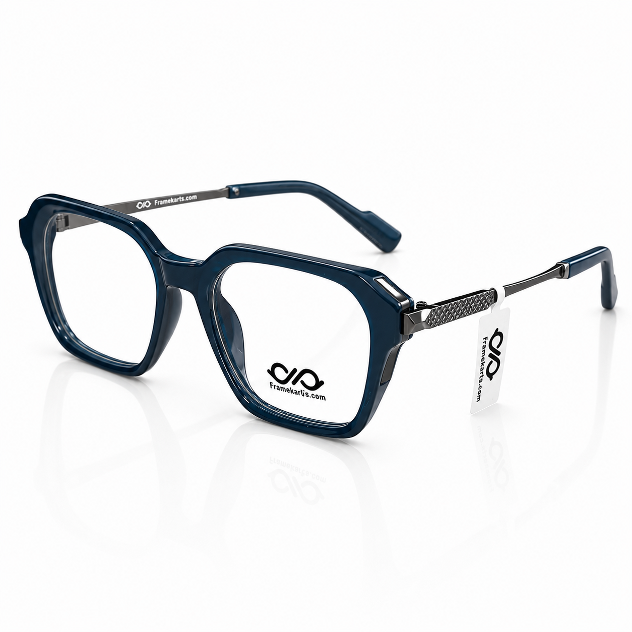 Framekarts// drip navy blue hexagonal shape for men