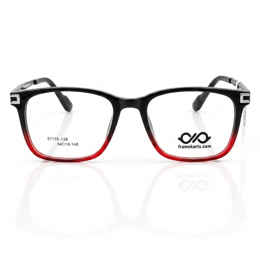 Framekarts// black and red for men square