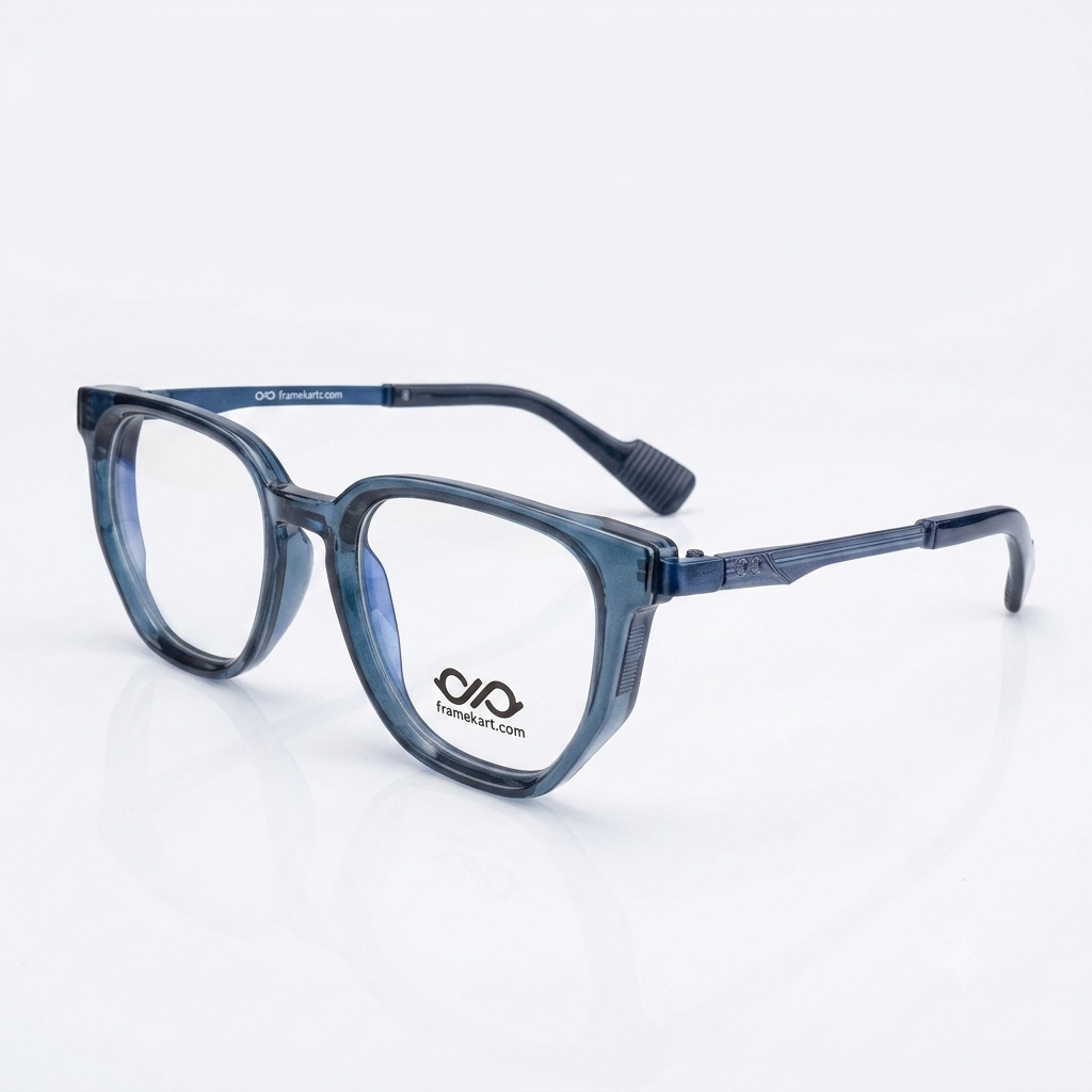 Framekarts// Drip navy blue full rim for men