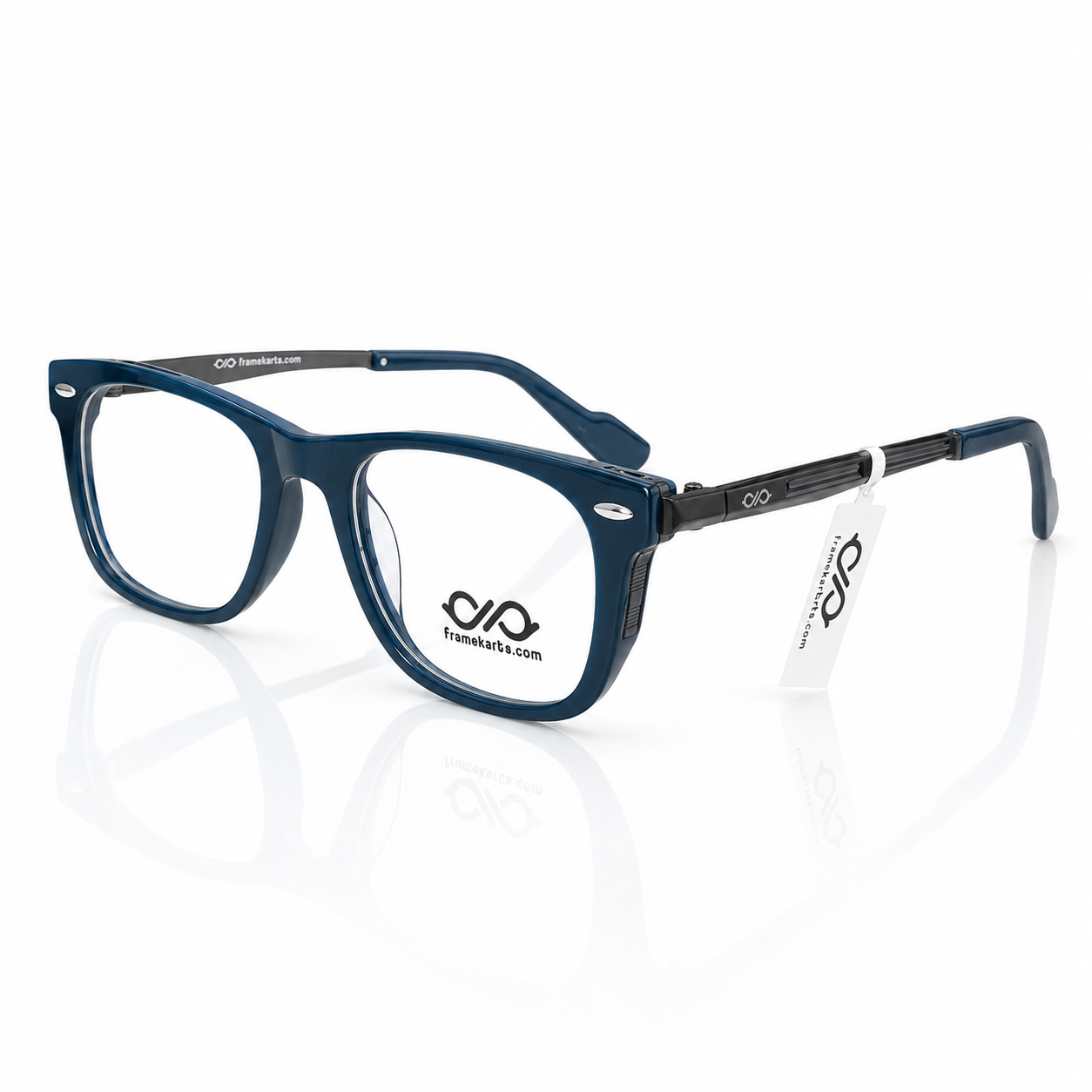 Framekarts// deep nevy blue square frame for men