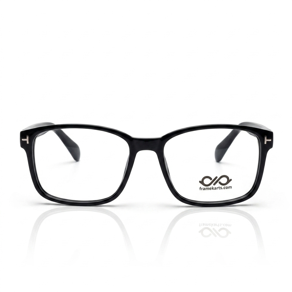 Framekarts// black rectangle frame for men