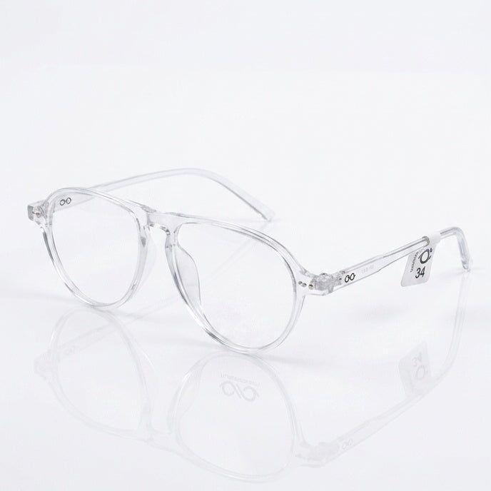 FRAMEKARTS // AVIATOR FRAME TRANSPARENT FOR MEN