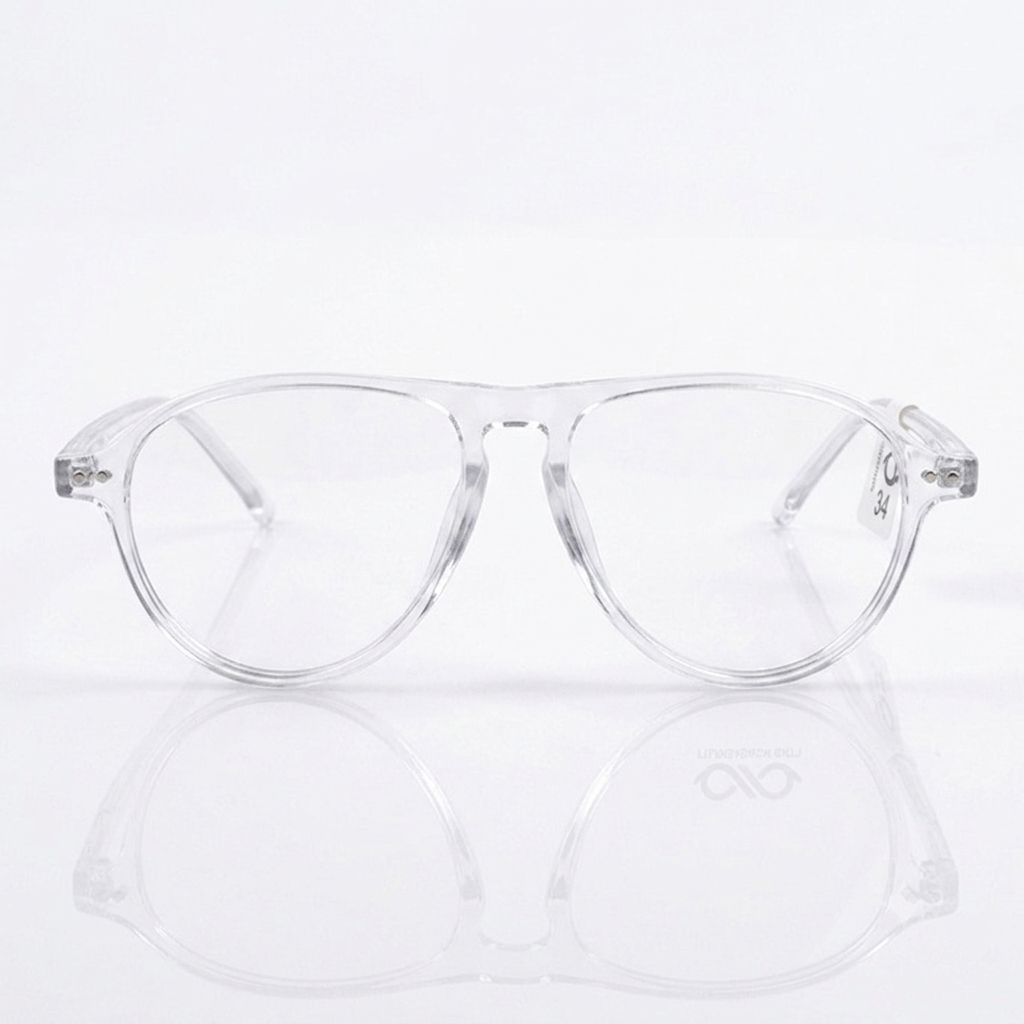 FRAMEKARTS // AVIATOR FRAME TRANSPARENT FOR MEN