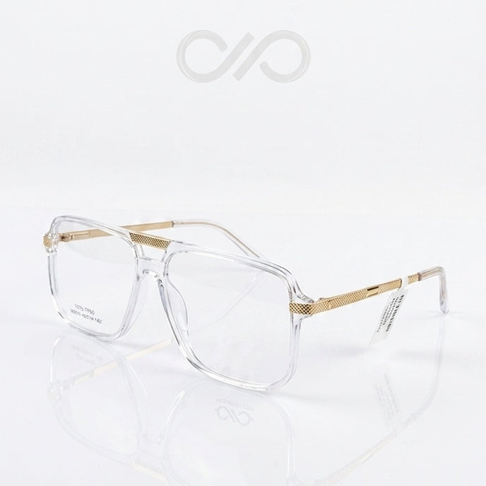 FRAMEKARTS// TRANSPARENT ACETATE FRAME FOR MEN