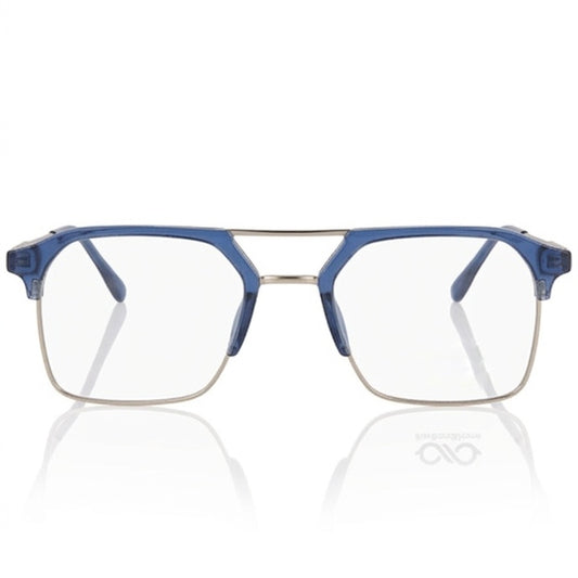 FRAMEKARTS// CREATA BLUE AND SILVER METAL FOR MEN