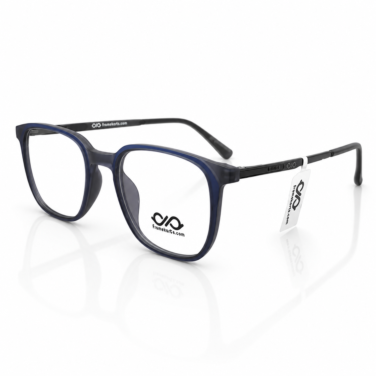 Framekarts // oversized square blue for men
