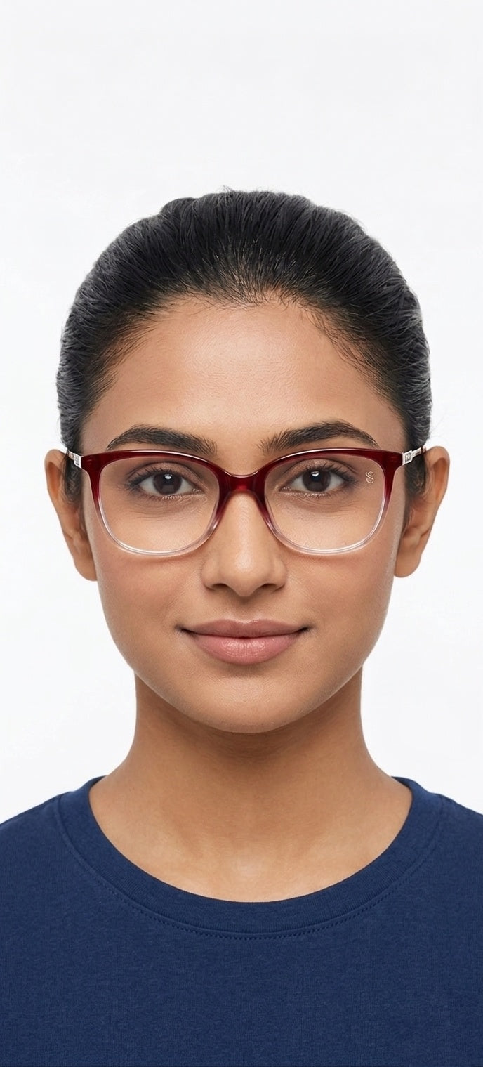 FRAMEKARTS// CHERRY RED CAT EYE SHEET FRAME