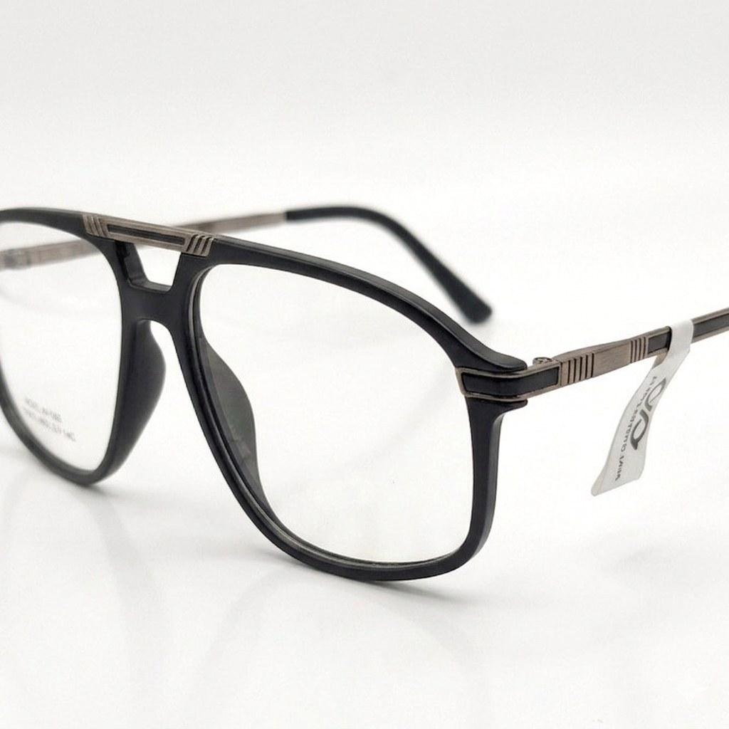 FRAMEKARTS// AVIATOR FRAME BLACK FULL RIM FOR MEN