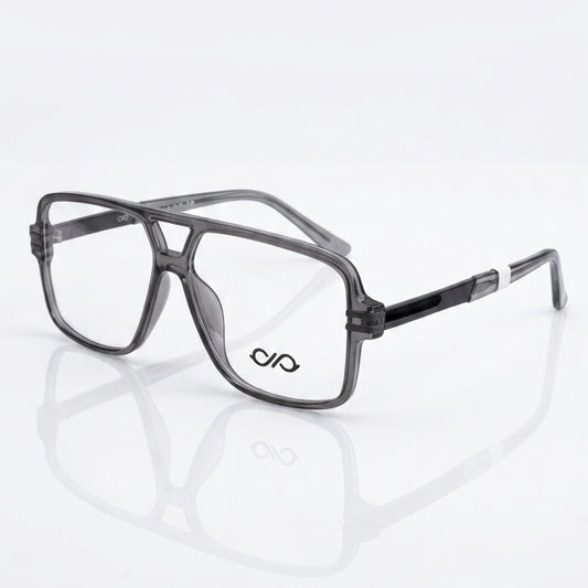 FRAMEKARTS// GREY GLOSSY ACETATE FRAME FOR MEN