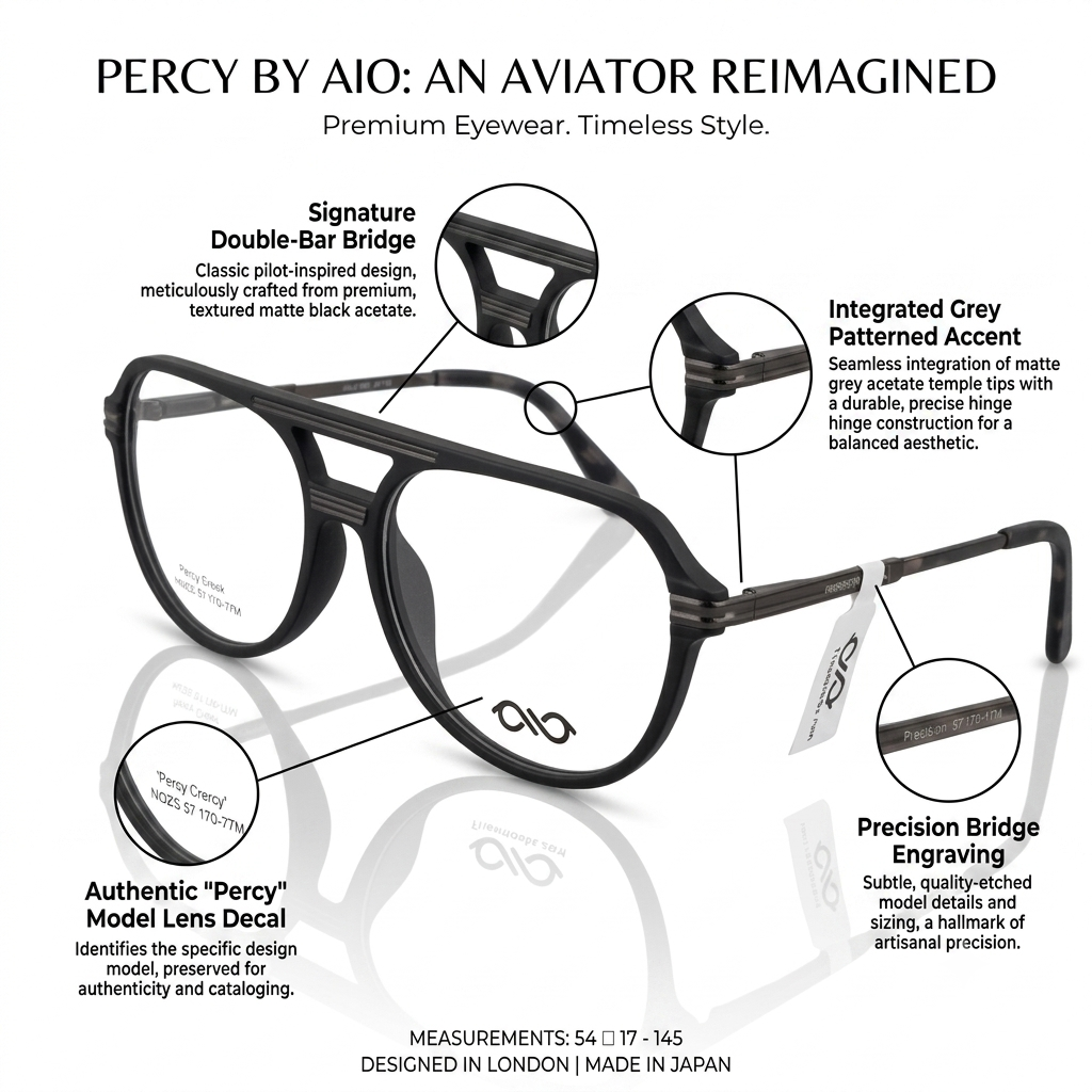 FRAMEKARTS // AVIATOR WAYFARE ACETATE FRAME FOR MEN