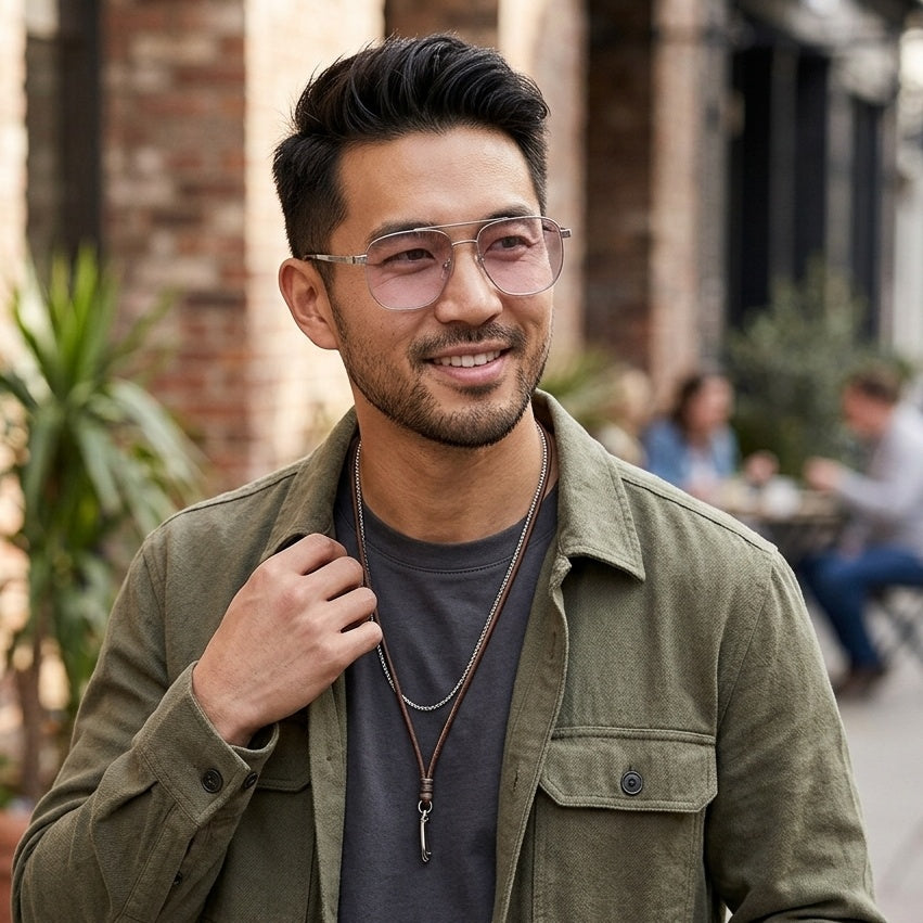 FRAMEKARTS// METAL FRAME FULL RIM SILVER FOR MEN