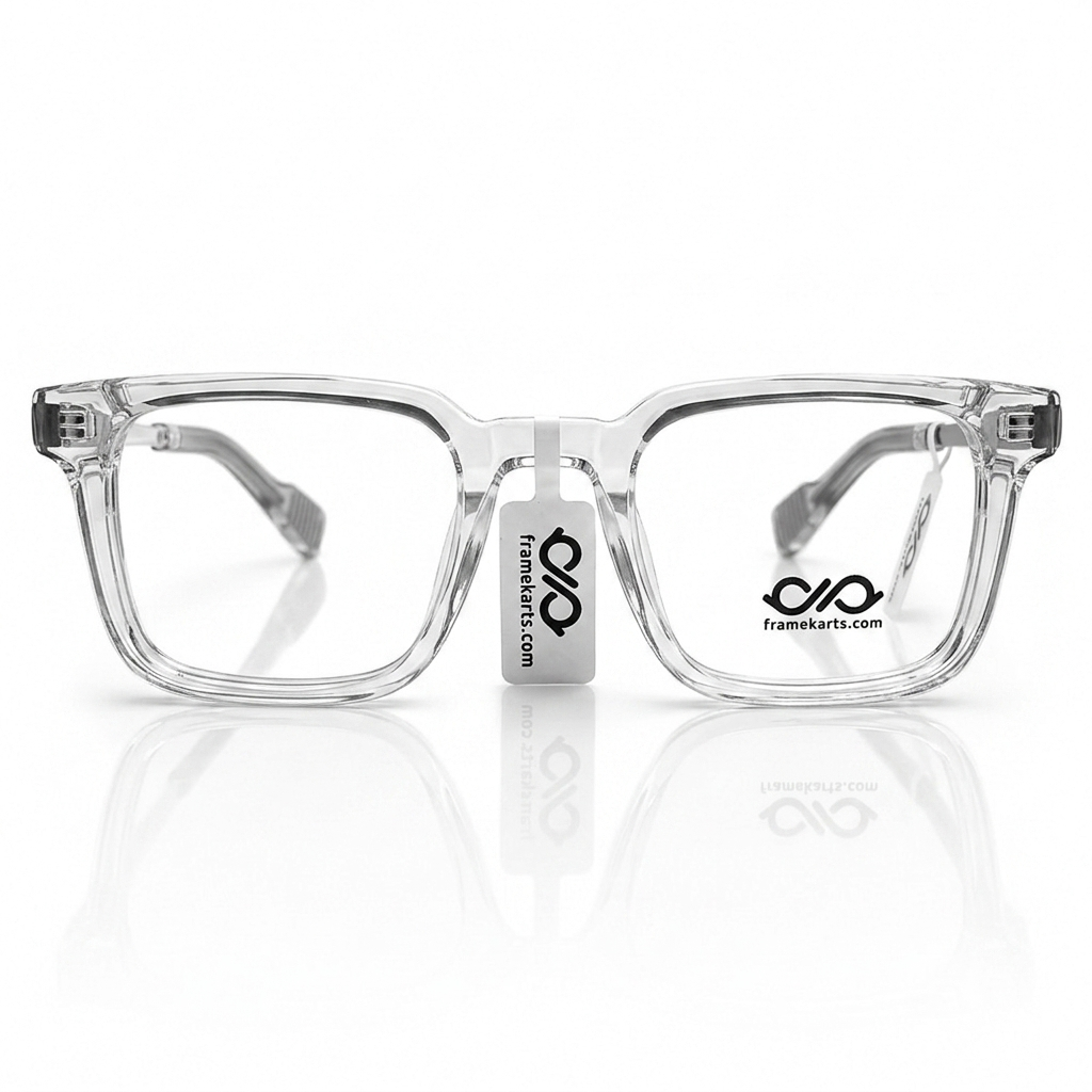 Framekarts// drip transparent square for men