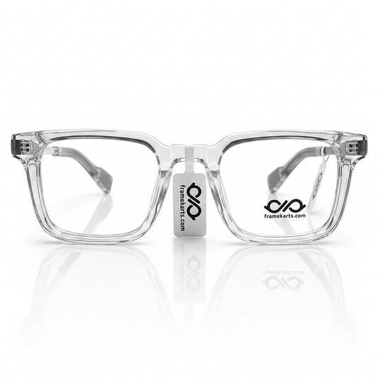 Framekarts// drip transparent square for men