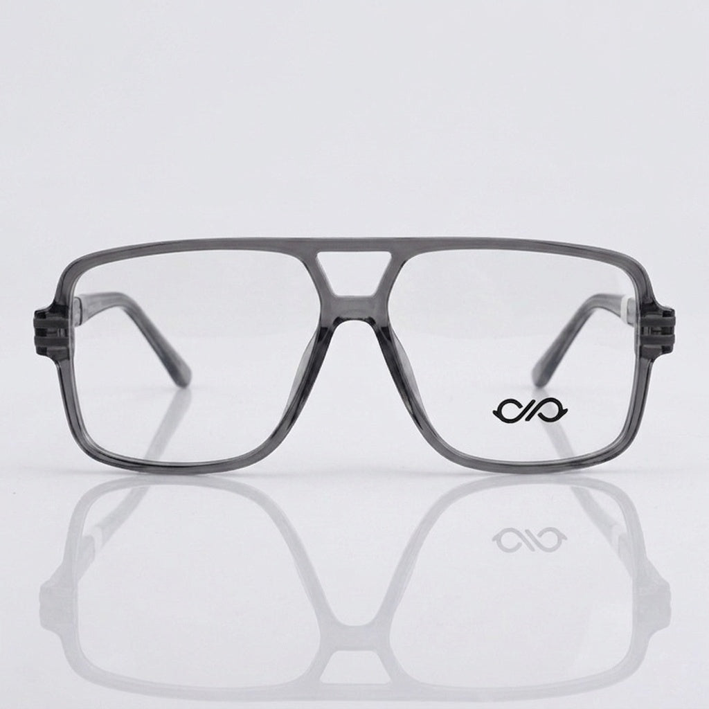 FRAMEKARTS// GREY GLOSSY ACETATE FRAME FOR MEN