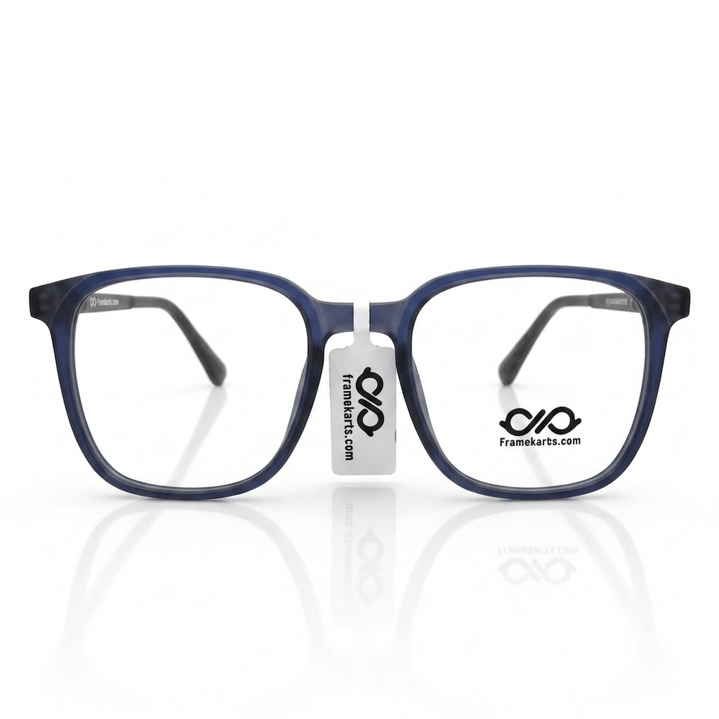 Framekarts // oversized square blue for men