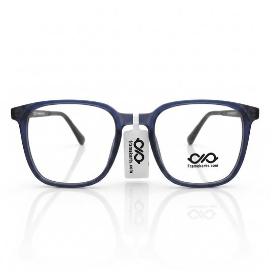 Framekarts // oversized square blue for men