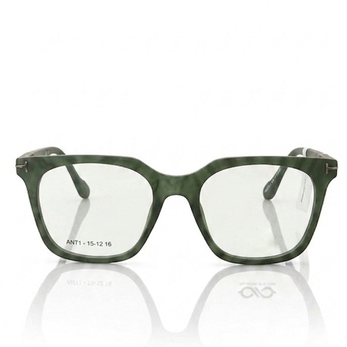 FRAMEKARTS// OLIVE GREEN FULL ACETATE FRAME FOR MEN SQUARE