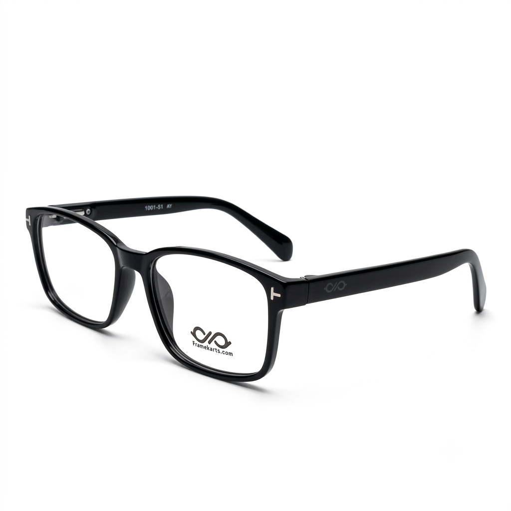 Framekarts// black rectangle frame for men