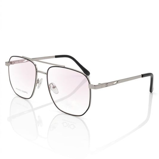 FRAMEKARTS// METAL FRAME FULL RIM SILVER FOR MEN