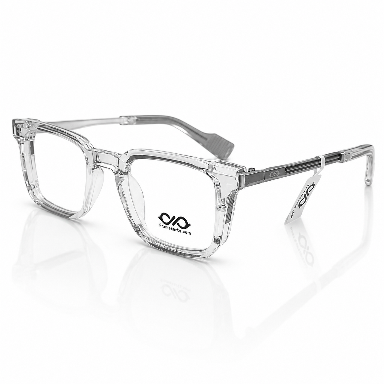 Framekarts// drip transparent square for men