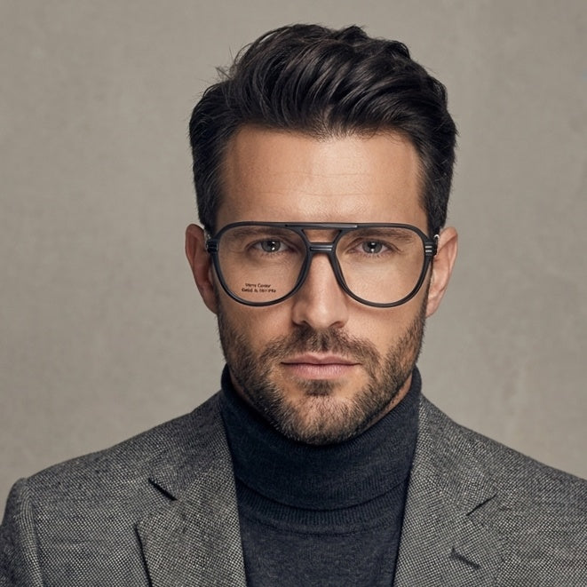 FRAMEKARTS // AVIATOR WAYFARE ACETATE FRAME FOR MEN
