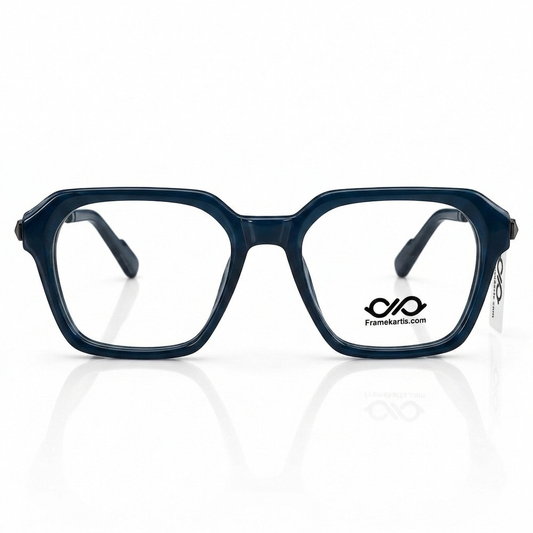 Framekarts// drip navy blue hexagonal shape for men